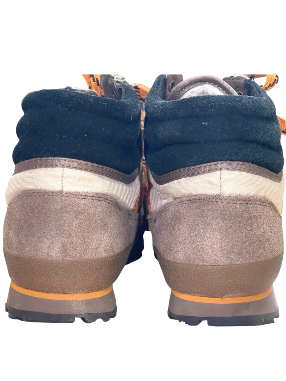 Lands' End Boys Alpine Trekker Hiking Boots Wool Insulated Brown Suede Boys 2M